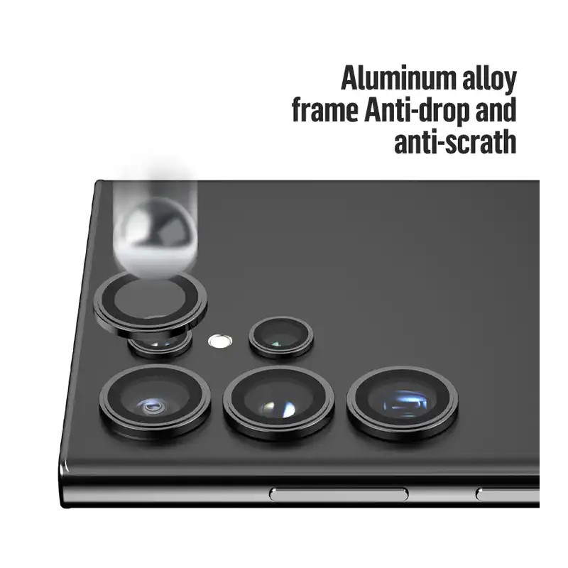 Blueo iPhone Camera Lens Protector-5 pcs/package Samsung S24 Ultra Black