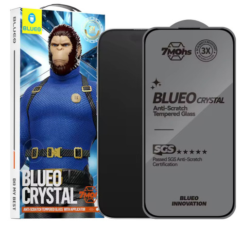 Blueo Crystal Anti-Scratch Tempered Glass iPhone 15/16