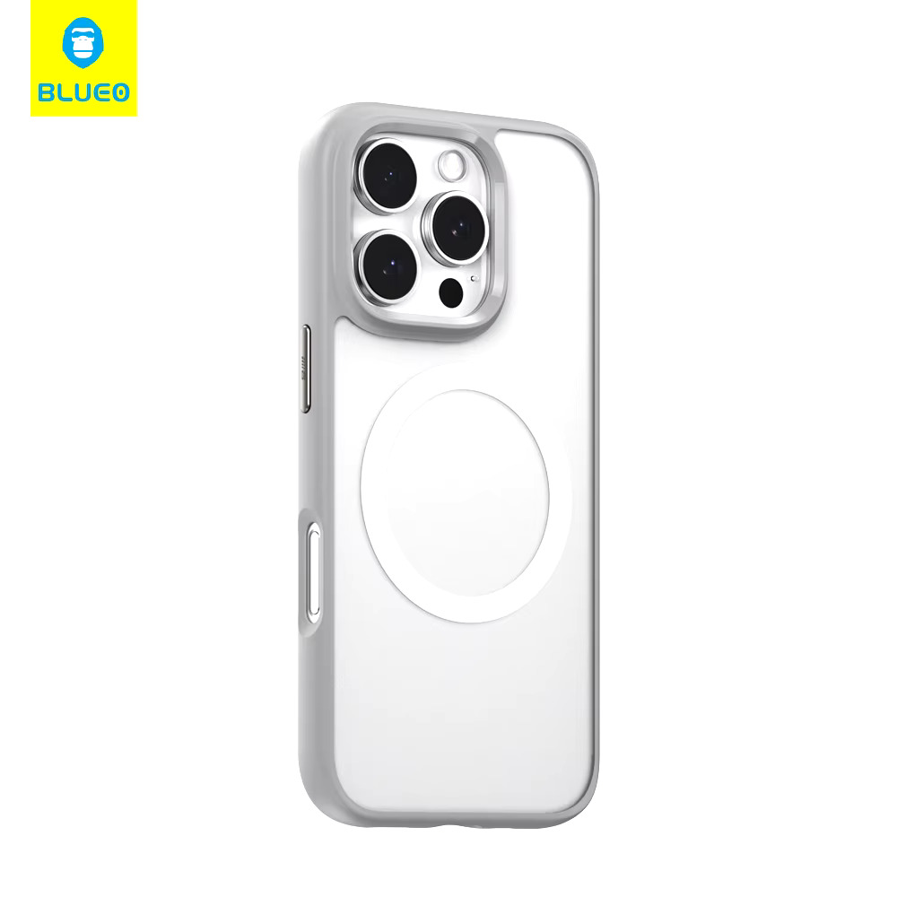 Blueo Skin Friendly Frosted Anti-Drop Case iPhone 16 Grey