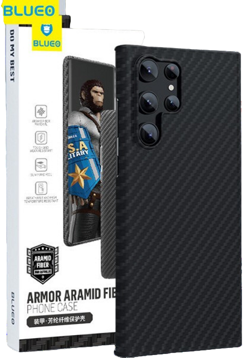 Blueo Armor Aramid Fiber No Magnetic Samsung S23Plus Black