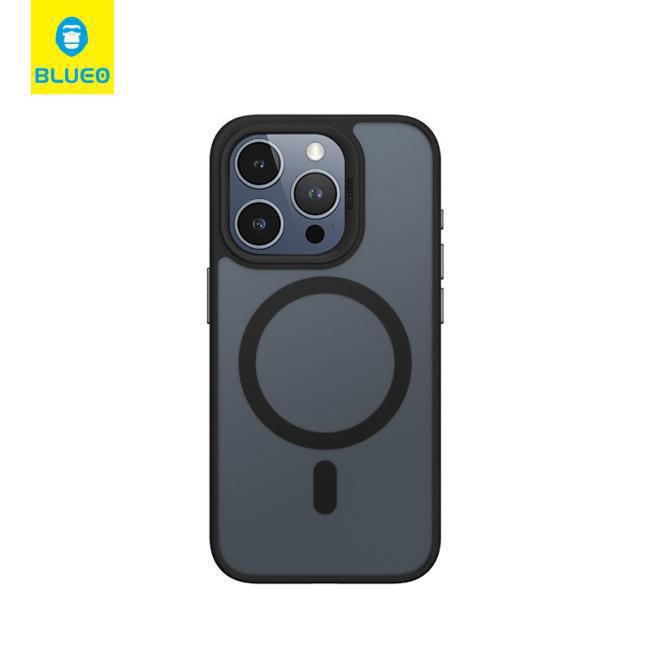 Blueo Skin Friendly Forster Anti Drop Case iPhone 15 Pro Max Black