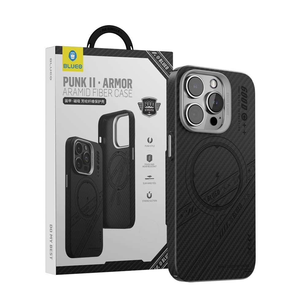Blueo PUNKII Armor Aramid Fiber Case iPhone 14 Pro