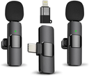 Microfono Inal?brico K9 Dos Micr?onos Tipo C y iPhone