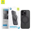 Blueo Skin Friendly Magnetic Case with 360 Rotable Stand iPhone 16 Grey