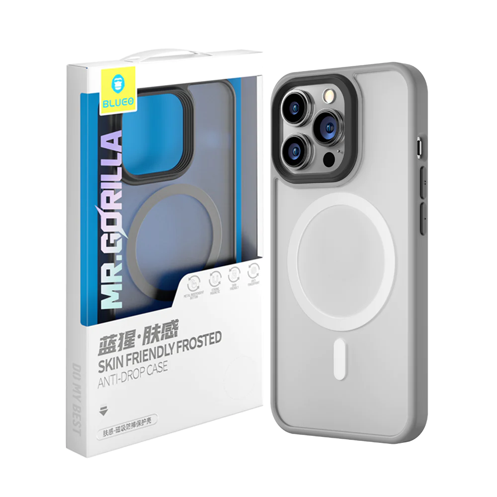 Blueo Frosted with magnetic iPhone 13/14 Grey