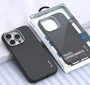 Blueo Premium leather Magnetic Phone Case iPhone 15 Pro Black