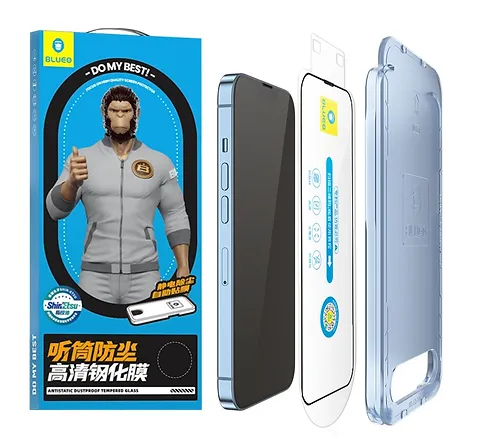 Blueo Full Cover HD Glass Anti-Static iPhone 14 Pro Max/ 15 Plus