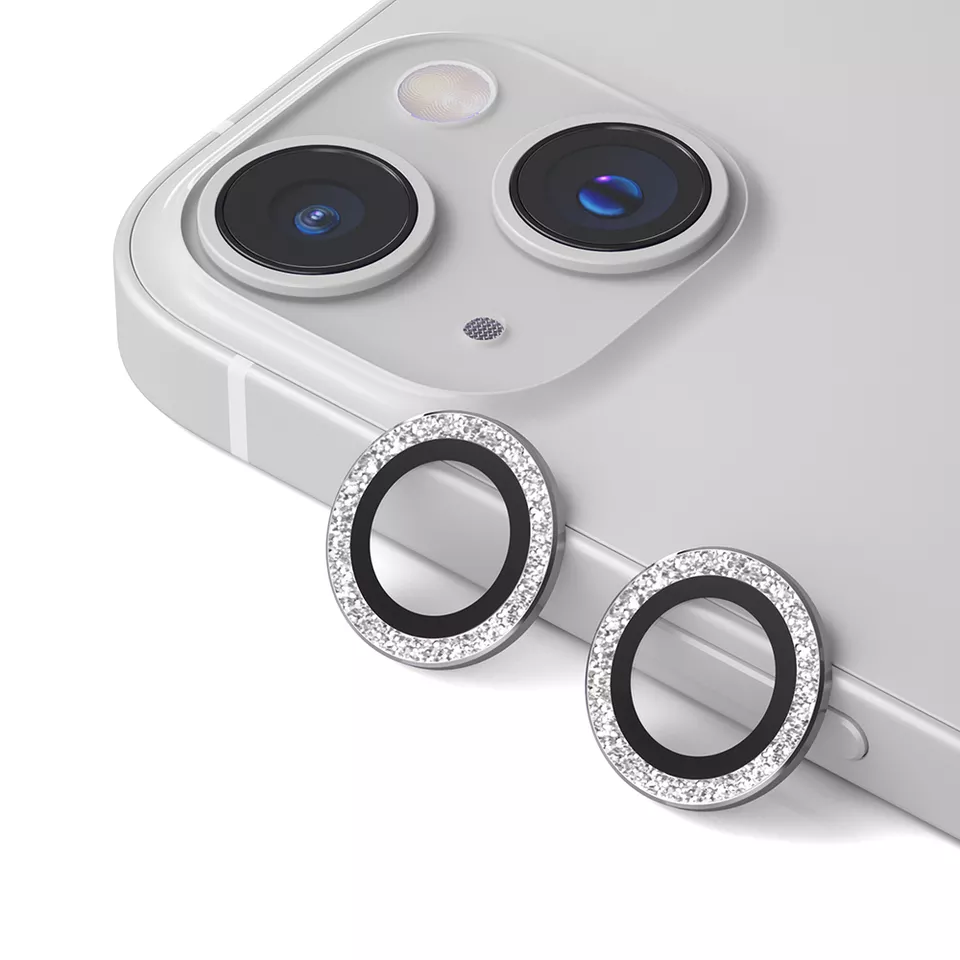 Blueo Diamond Camera Lens Glass Film iPhone 14, 14 Plus Glitter Diamond