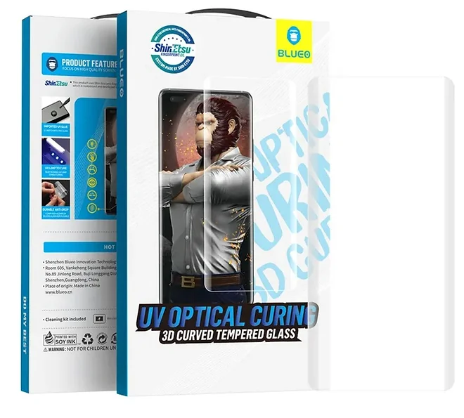 Blueo UV Optical Curving 3D Curved Tempered Glass S22 Ultra