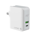 Cargador LDNIO A4403C Carga R?ida 30w. Cable Tipo C- iPhone