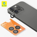 Blueo Original Metal Frame Lens Protector Glass 14 Pro/ 14 Pro Max Black